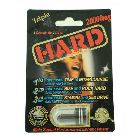 Hard - 20,000mg - 1 Capsule Blister - Each