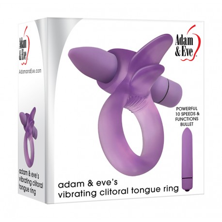 Adam and Eves Vibrating Clitoral Tongue Ring