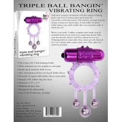 Triple Ball Bangin Vibrating Ring