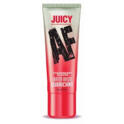 Juicy Af - Strawberry Water Based Lubricant - 4 Oz