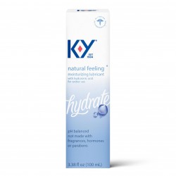 K-Y Natural Feeling Lube With Hyaluronic Acid -  3.38  Fl Oz / 100 ml