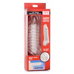1.5 Inch Penis Enhancer Sleeve - Clear