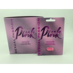Sexual Passion Pink Intense Female Pleasure Pill - 24 Count Display - Single Capsule Blister