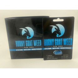 Horny Goat Weed for Men - 24 Count Display - Single Capsule Blister
