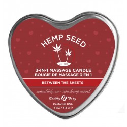 Hemp Seed 3-in-1 Massage Candle Between the  Sheets 4oz/ 113g