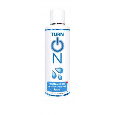 Turn on Unflavored Water Based Lube - 4 Fl. Oz.