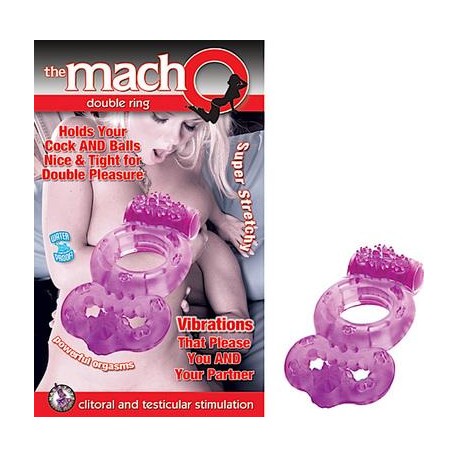 The Macho Double Ring - Purple