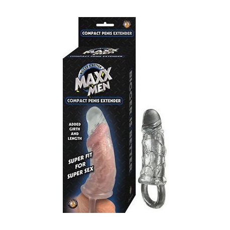 Maxx Men Compact Penis Sleeve - Clear 