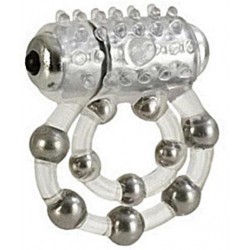 Maximus Enhancement Ring 10 Stroker Beads - Clear