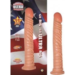 All American Ultra Whoppers - 11 in Slim Head Dong - Flesh 