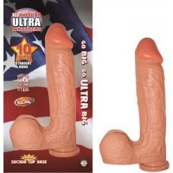All American Ultra Whoppers - 10 in Straight Dong - Flesh 