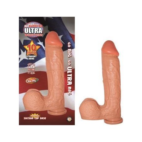 All American Ultra Whoppers - 10 in Straight Dong - Flesh 