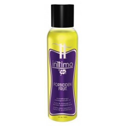 Inttimo Aromatherapy Massage and Bath Oil Forbidden Fruit - 4 oz.