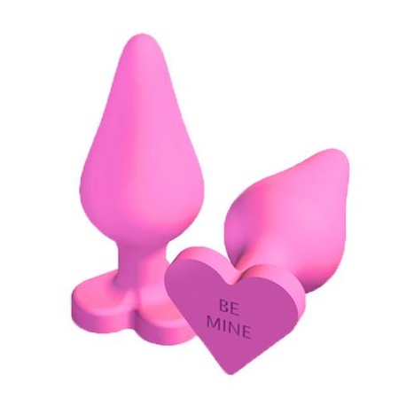 Naughty Candy Heart - Be Mine - Pink