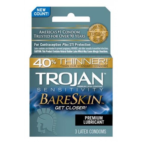 Trojan Sensitivity Bareskin - 3 Pack