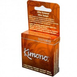Kimono Sensation Textured Condoms - 3 Pack