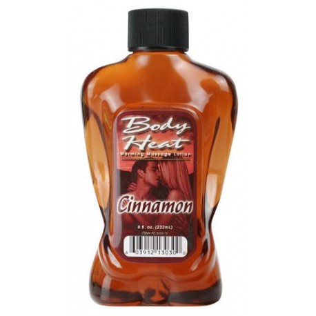 Body Heat Warming Massage Lotion Cinnamon - 8 oz.
