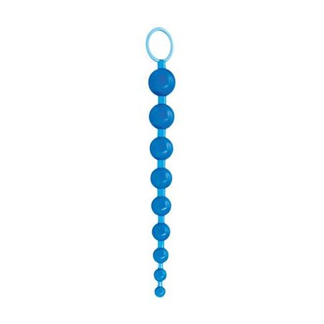Sex Please Sexy Beads 9.25-inch  - Blue