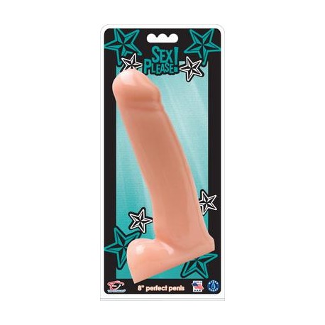 Sex Please Perfect Penis 8-inch - Light