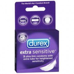 Durex Extra Sensitive Condoms 3 Pack