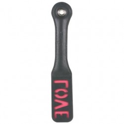12 Inch Leather Love Impression Paddle 