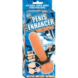 Penis Enhancer with Balls Cup - Flesh 