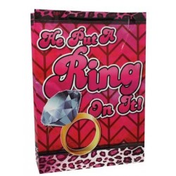 He Put a Ring on It Large  Gift Bag 