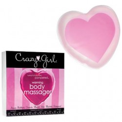 Crazy Girl Wanna Be Pampered Warming Body Massager - Pink