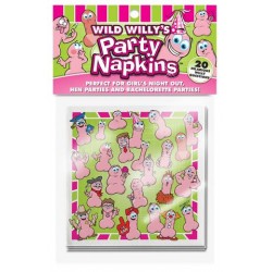Wild Willy's Party Napkins - 10 Count