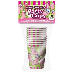Wild Willy's Party Cups - 10 Count