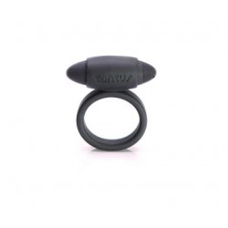 Vibrating Super Soft C-ring -  Black 