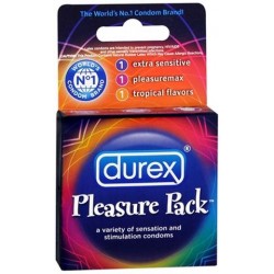 Durex Pleasure Pack 3 Pack
