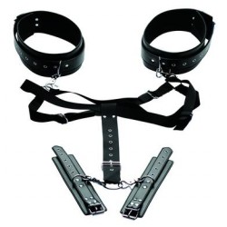 Acquire Easy Access Thigh Harness with Wrist Cuffs 