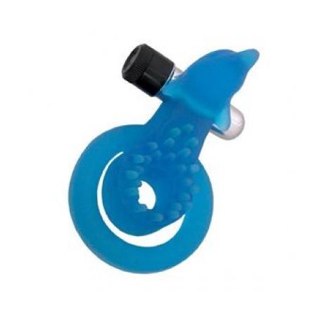 Xtreme Xtasy Cock Ring -  Blue Dolphin 