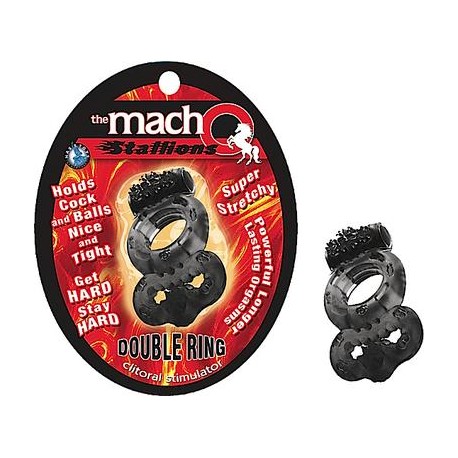 The Macho Stallions - Double Ring Clitoral Stimulator 