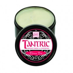 Tantric Soy Massage Candle With Pheromones - Green Tea