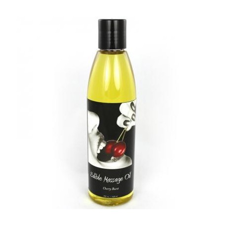 Cherry Flavoredl Hemp Seed Edible Massage Oil- 8 oz.