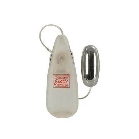 Teardrop Bullet Clear Oval Battery Case 