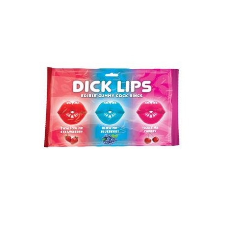 Dick Lips Edible Gummy Cock Rings 