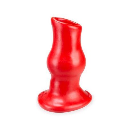 Pighole Deep-1 Fuckable Buttplug - Red 