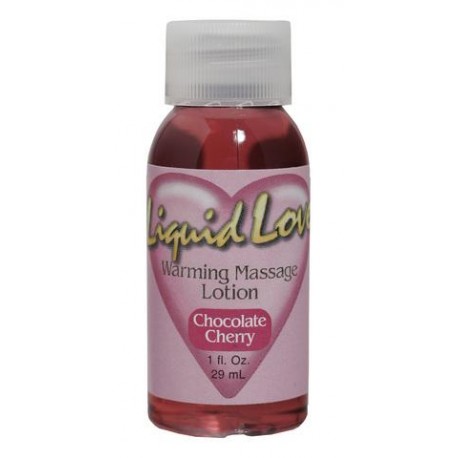 Liquid Love Warming Massage Lotion Chocolate Cherry - 1 oz.