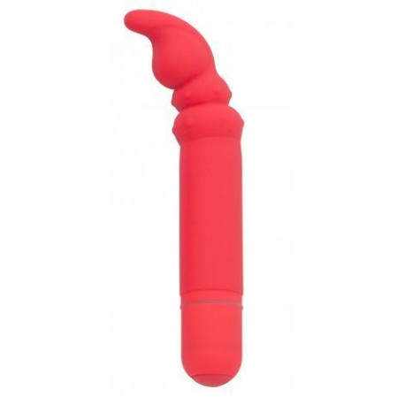 Simply Silicone Minigs Bunny 10-Function Vibrator - Red