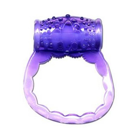 Purple Vibrating Cock Ring 