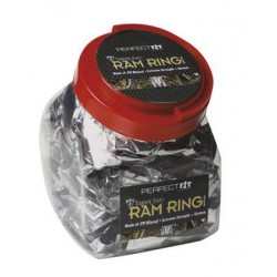 Ram Ring - Black - 50  Count Fishbowl 