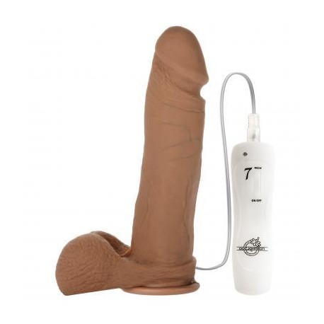 The Realistic Cock UR3 Vibrating 8-inch - Brown