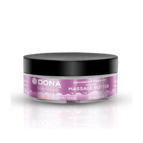 Dona Massage Butter Sassy  Aroma - Tropical Tease - 4 oz. 