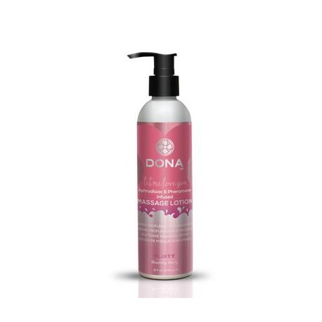 Dona Massage Lotion  Flirty  Aroma - Blushing Berry - 8 oz. 