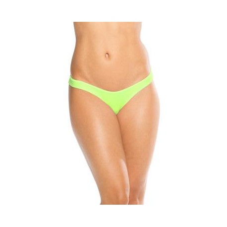 Scrunch Back Bikini Bottom -  Neon Green - One Size 