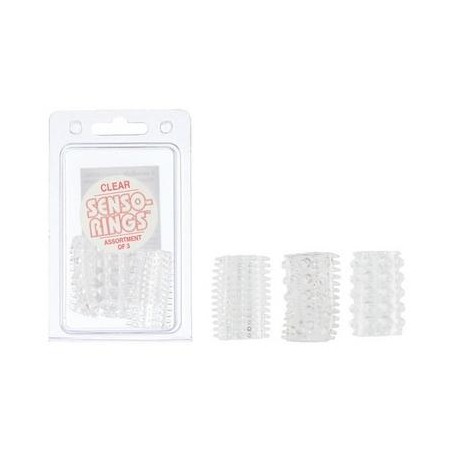 Senso Rings 3 Pack - Clear 