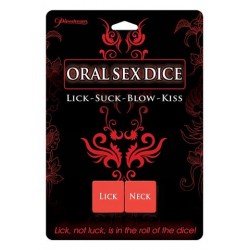 Oral Sex Dice Lick-Suck-Blow-Kiss